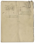 Moe Howard's 29pp. Script for The Three Stooges 1949 Pilot TV Show ''Jerks of All Trades'' With Shemp -- Annotated Though Not Necessarily by Moe -- 8.5'' x 11'' -- Very Good Condition